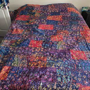 Queen Indian Katha Quilt